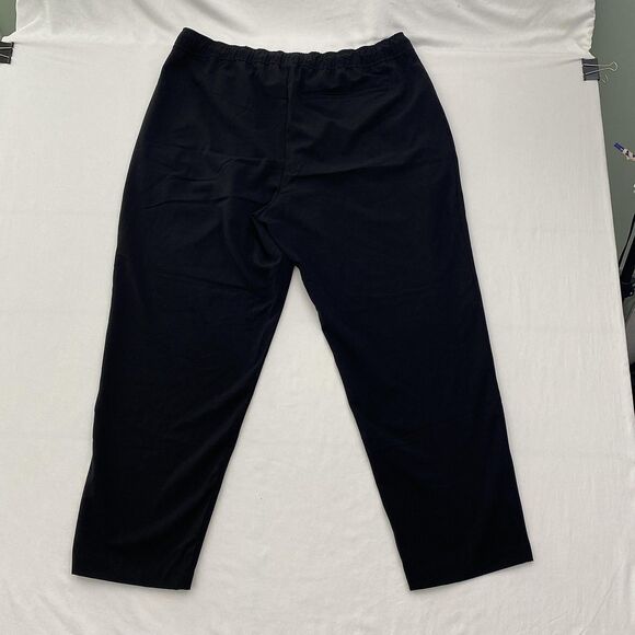 NWT Old Navy Black Pants Billie High Rise Ankle Pull On Pockets Womens XL - Picture 2 of 12